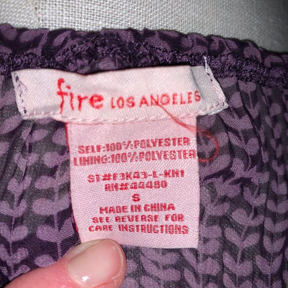 Fire Purple Boho Dress - Small - Picture 3 of 3